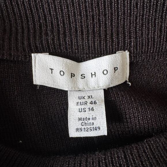 NWT TOPSHOP Black Sequin Nutcracker Christmas Jumper Not So Ugly Sweater - Picture 5 of 7